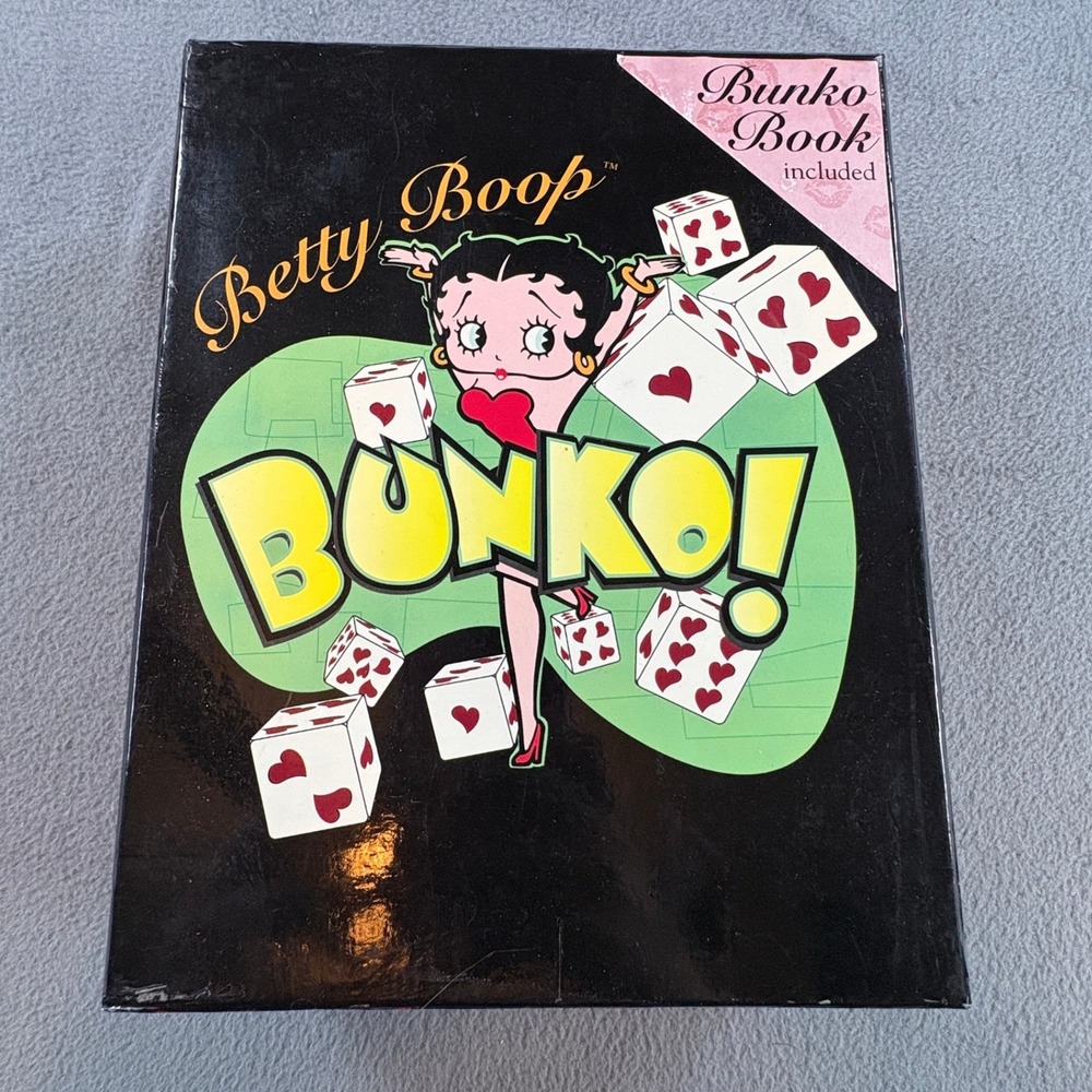 Betty Boop Bunko Dice Game Set New Sealed C.R. Gibson 2005 Vintage Style